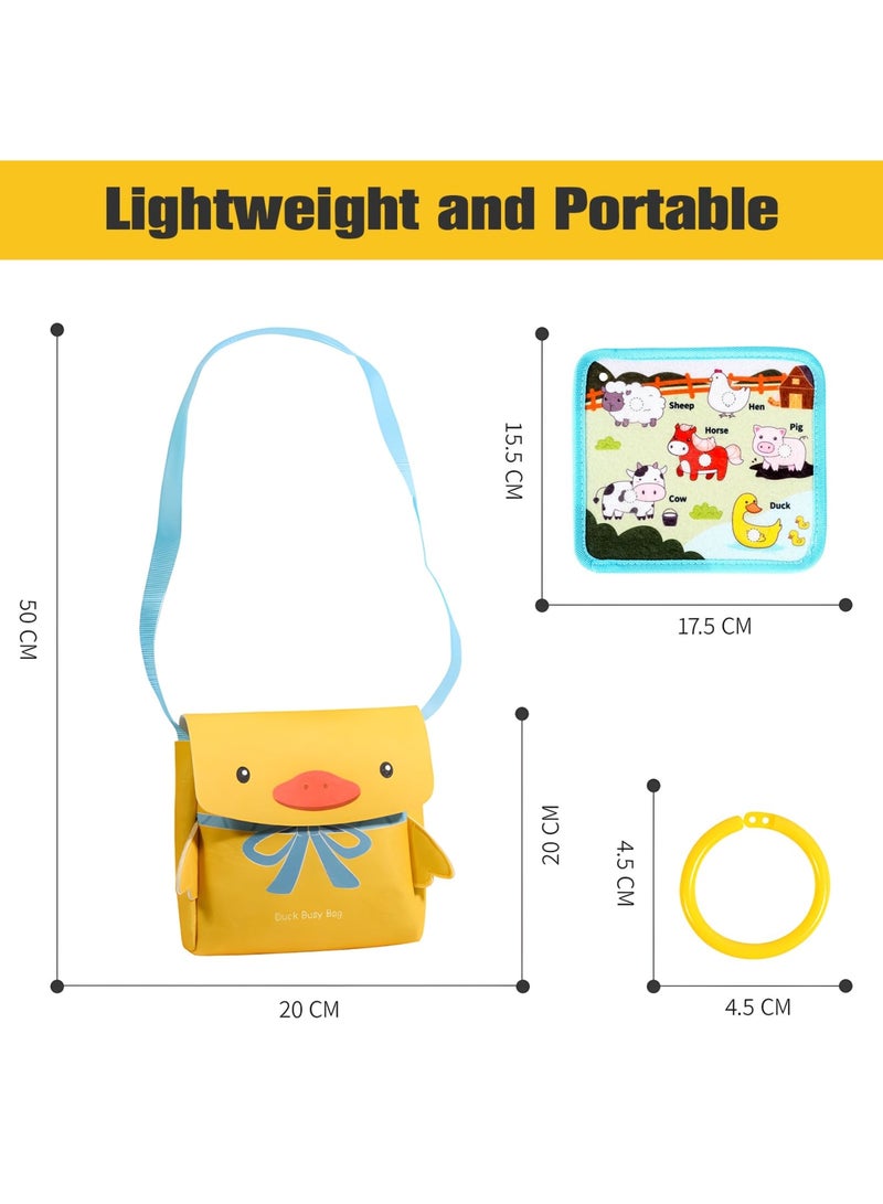 SYOSI كتاب مشغول للأطفال بعمر سنتين، لوحة مشغولة مونتيسوري للأطفال، لوحة نشاط حسية، ألعاب تعليمية للتعلم المبكر، كتاب هادئ للأطفال من 1-3 سنوات - Image 2